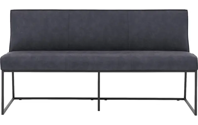Goossens excellent eetbank tom blauw micro leer - 8213174-02