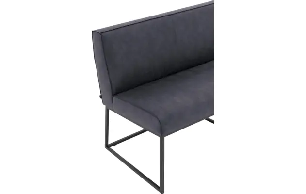 Goossens excellent eetbank tom blauw micro leer - 8213174-04