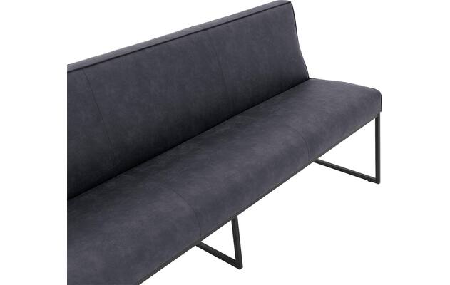Goossens excellent eetbank tom blauw micro leer - 8213174-05