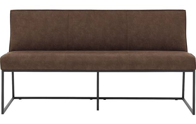 Goossens excellent eetbank tom bruin micro leer - 8213175-02