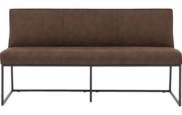 Goossens excellent eetbank tom bruin micro leer - 8213175-02