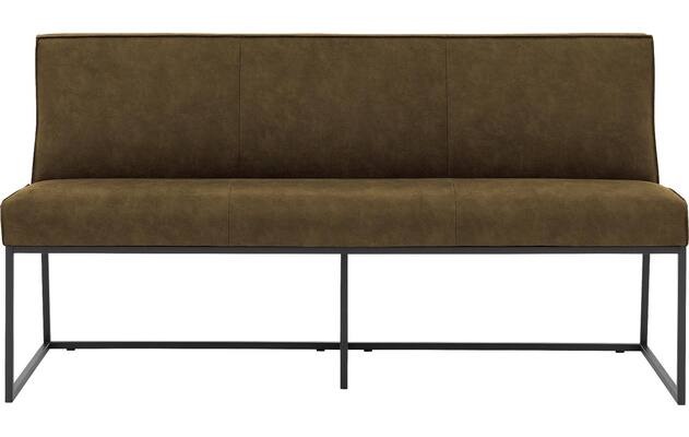 Goossens excellent eetbank tom groen micro leer - 8213176-02