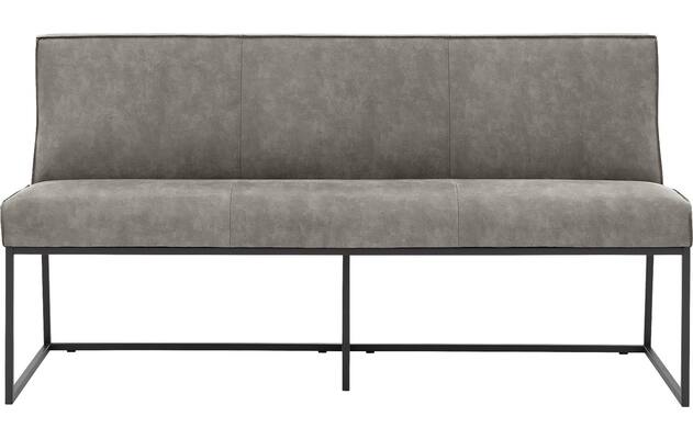 Goossens excellent eetbank tom grijs micro leer - 8213177-02
