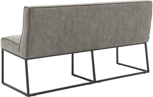 Goossens excellent eetbank tom grijs micro leer - 8213177-03