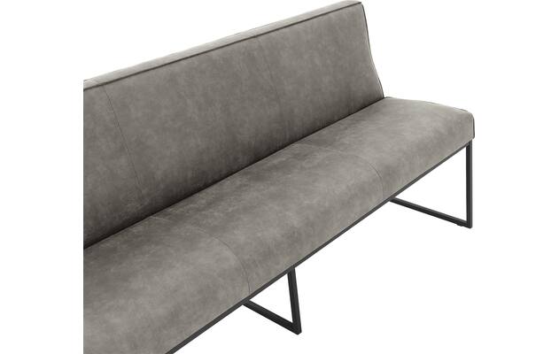 Goossens excellent eetbank tom grijs micro leer - 8213177-05