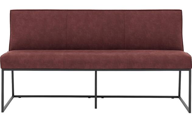 Goossens excellent eetbank tom rood micro leer - 8213178-02