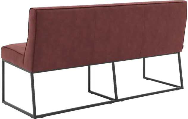 Goossens excellent eetbank tom rood micro leer - 8213178-03