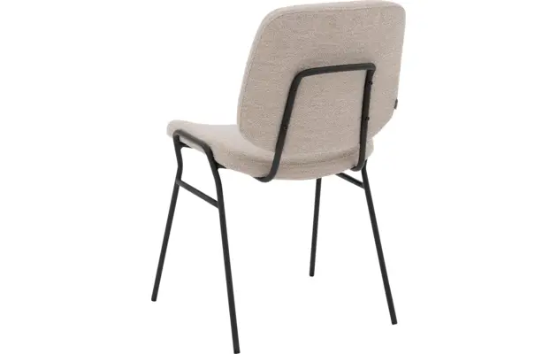 Goossens eetkamerstoel hjalmar beige stof - 8213331-02
