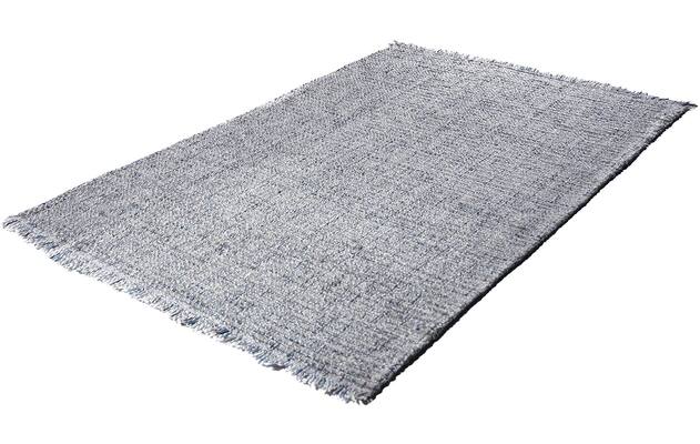 Goossens eco tapijt paum blauw wol - 8213379-01