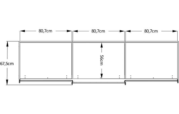 Goossens kledingkast big choice type 41 163 bruin hoogwaardig meubelplaat - 8213458-10