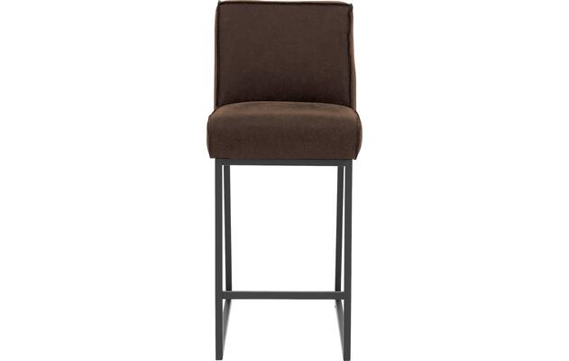 Goossens excellent barkruk tom bruin leer - 8215128-03