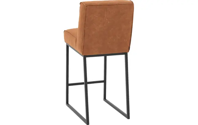 Goossens excellent barkruk tom bruin leer - 8215130-02