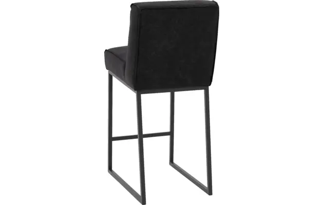 Goossens excellent barkruk tom zwart leer - 8215131-02