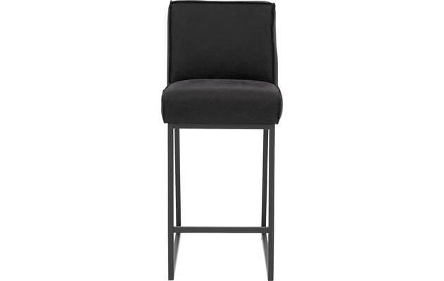 Goossens excellent barkruk tom zwart leer - 8215131-03