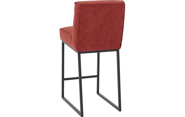 Goossens excellent barkruk tom rood leer - 8215132-02