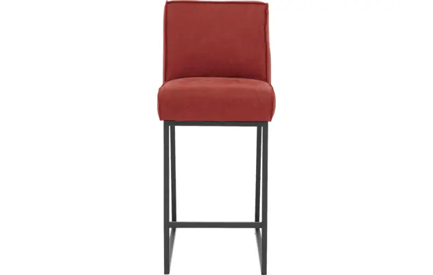 Goossens excellent barkruk tom rood leer - 8215132-03