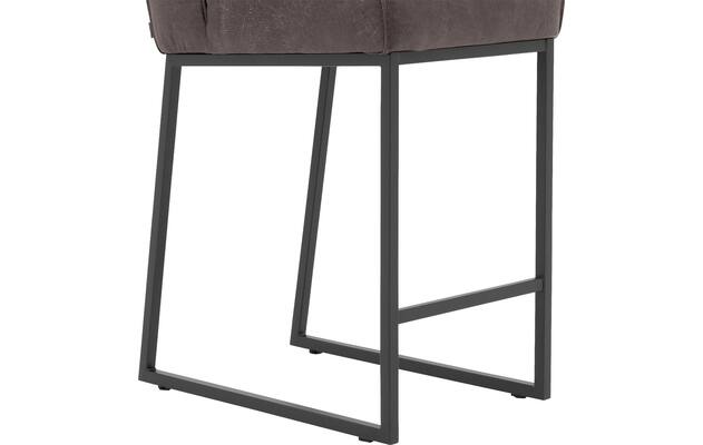 Goossens excellent barkruk tom bruin leer - 8215133-05