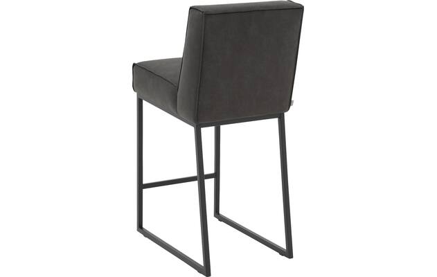 Goossens excellent barkruk tom grijs micro leer - 8215136-02