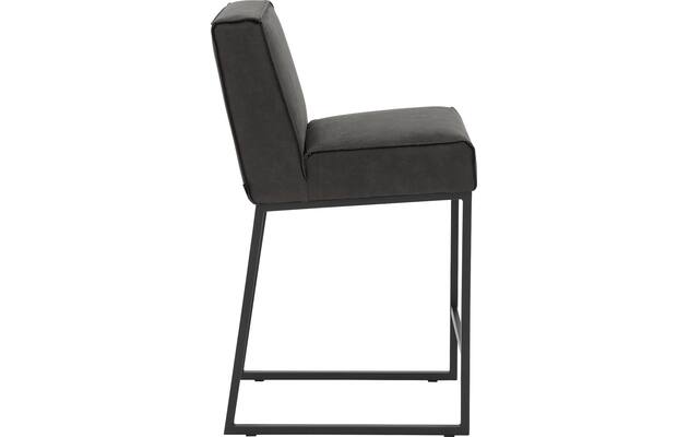 Goossens excellent barkruk tom grijs micro leer - 8215136-03
