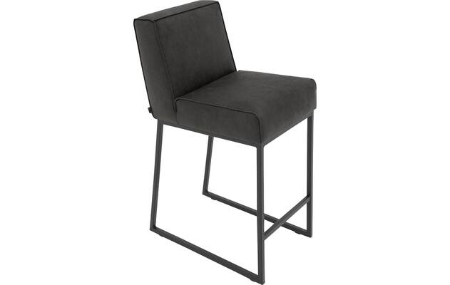 Goossens excellent barkruk tom grijs micro leer - 8215136-05