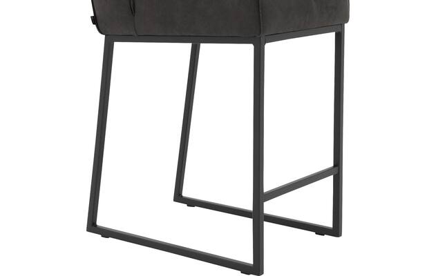 Goossens excellent barkruk tom grijs micro leer - 8215136-06