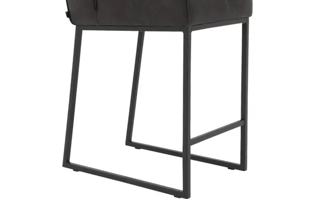 Goossens excellent barkruk tom grijs micro leer - 8215136-06