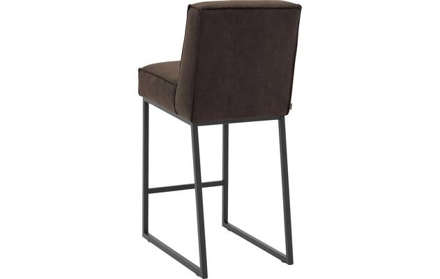 Goossens excellent barkruk tom bruin micro leer - 8215137-02