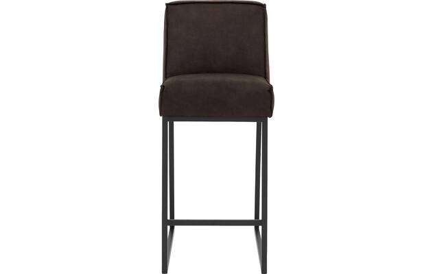 Goossens excellent barkruk tom bruin micro leer - 8215137-03