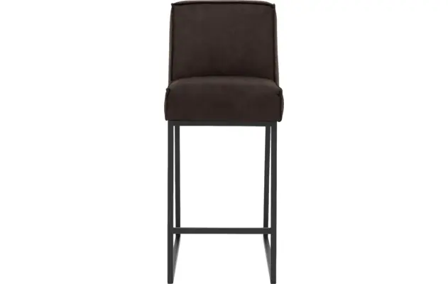 Goossens excellent barkruk tom bruin micro leer - 8215137-03