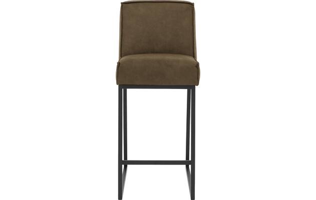 Goossens excellent barkruk tom groen micro leer - 8215138-03
