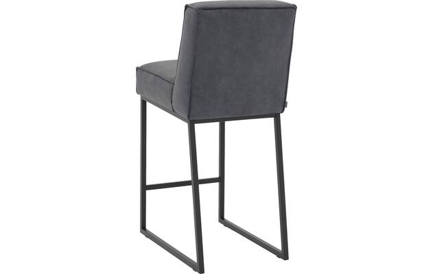 Goossens excellent barkruk tom blauw micro leer - 8215139-02