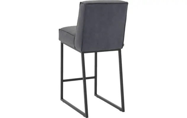 Goossens excellent barkruk tom blauw micro leer - 8215139-02
