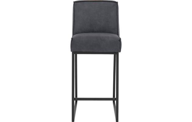 Goossens excellent barkruk tom blauw micro leer - 8215139-03