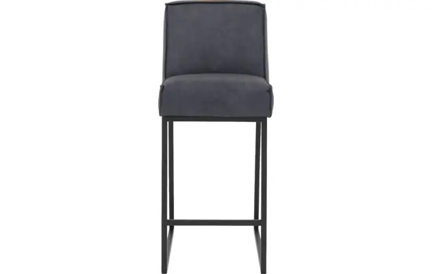 Goossens excellent barkruk tom blauw micro leer - 8215139-03