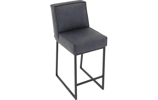 Goossens excellent barkruk tom blauw micro leer - 8215139-04