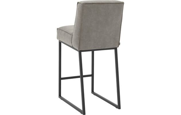 Goossens excellent barkruk tom grijs micro leer - 8215142-02