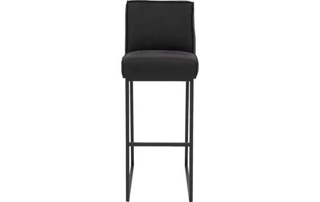 Goossens excellent barkruk tom zwart leer - 8215147-03