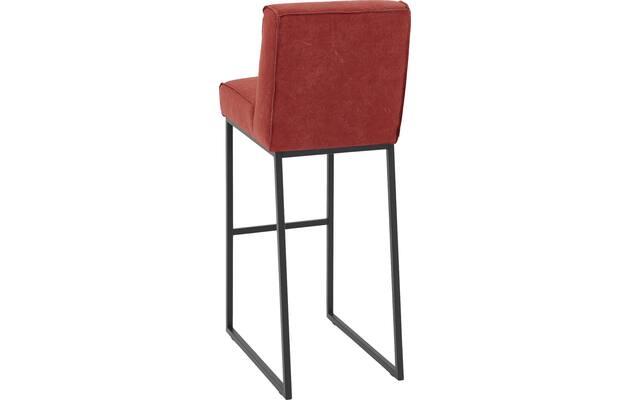 Goossens excellent barkruk tom rood leer - 8215150-02