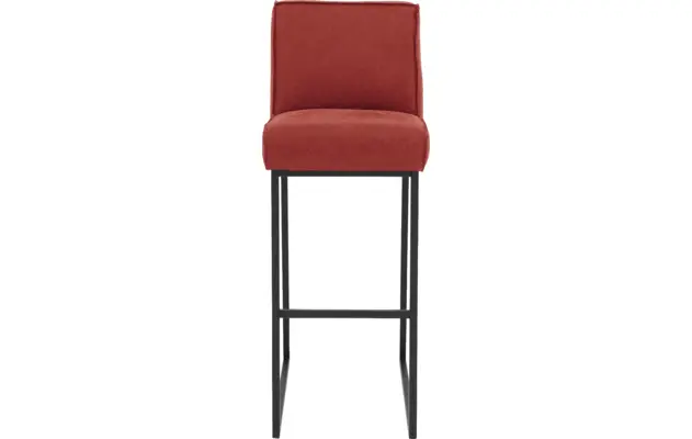 Goossens excellent barkruk tom rood leer - 8215150-03
