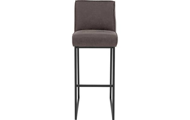 Goossens excellent barkruk tom bruin leer - 8215151-03
