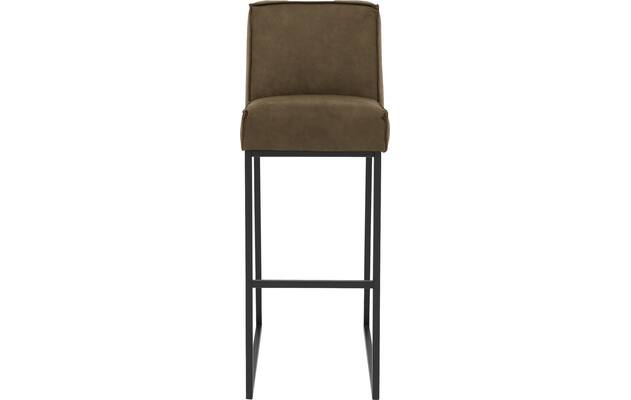 Goossens excellent barkruk tom groen micro leer - 8215153-03