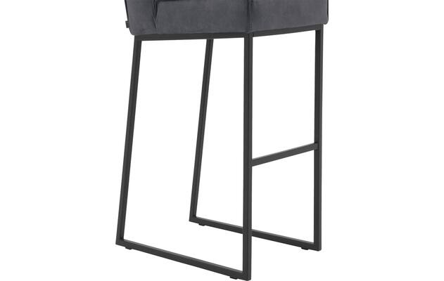 Goossens excellent barkruk tom blauw micro leer - 8215155-04