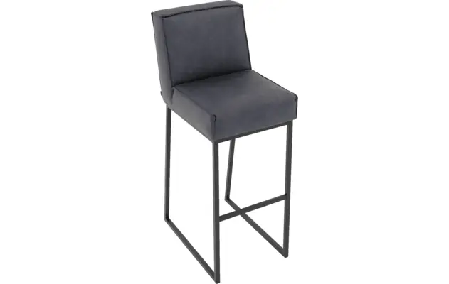 Goossens excellent barkruk tom blauw micro leer - 8215155-05