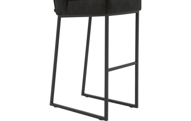 Goossens excellent barkruk tom grijs micro leer - 8215156-04