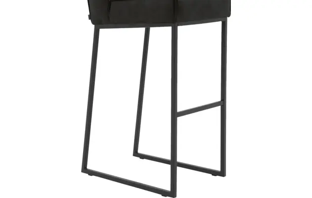 Goossens excellent barkruk tom grijs micro leer - 8215156-04