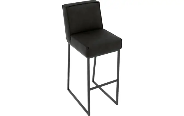 Goossens excellent barkruk tom grijs micro leer - 8215156-05
