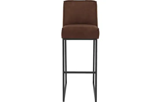 Goossens excellent barkruk tom bruin micro leer - 8215158-03