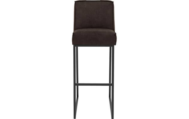 Goossens excellent barkruk tom bruin micro leer - 8215160-03