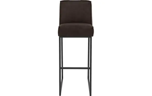 Goossens excellent barkruk tom bruin micro leer - 8215160-03