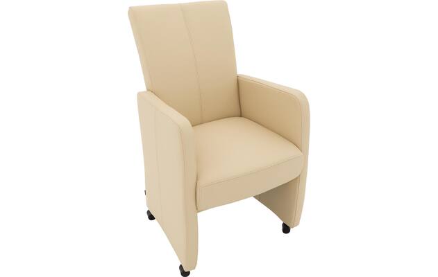 Goossens excellent eetkamerstoel riva beige leer - 8215372-06